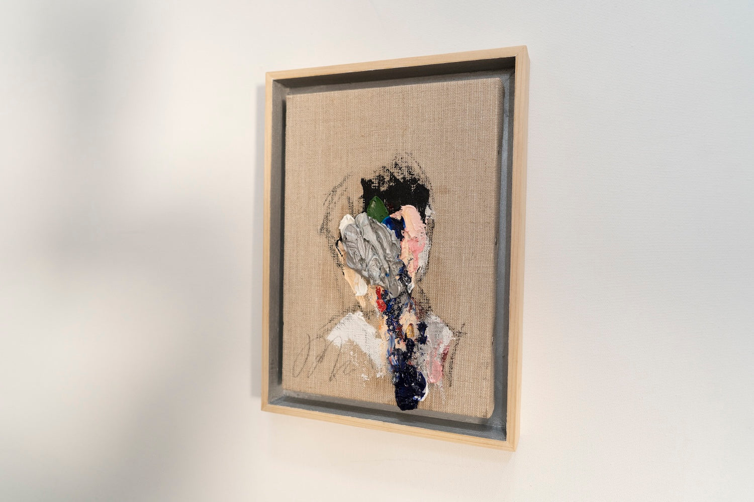 Silver Portrait work contemporary painting art