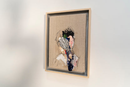 Silver Portrait work contemporary painting art