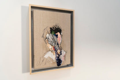 Silver Portrait work contemporary painting art