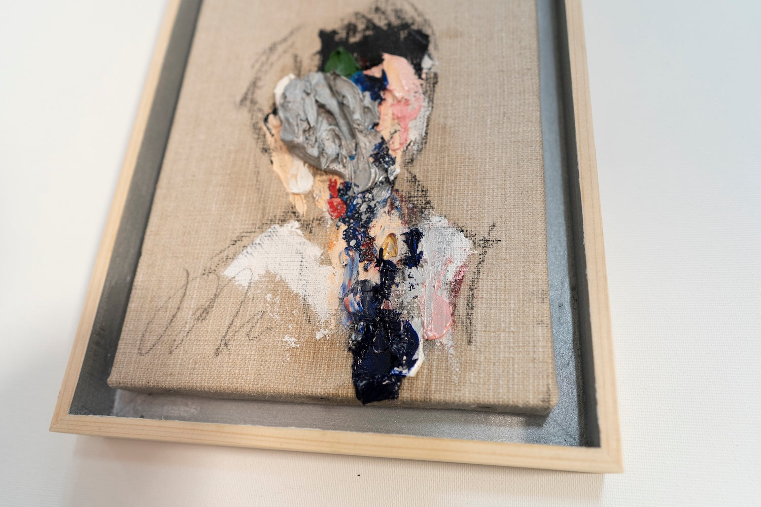 Silver Portrait work contemporary painting art