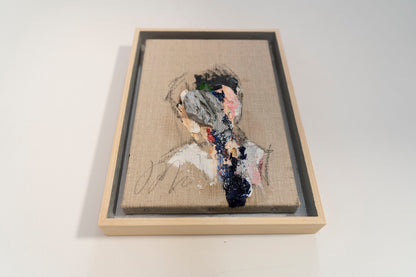 Silver Portrait work contemporary painting art