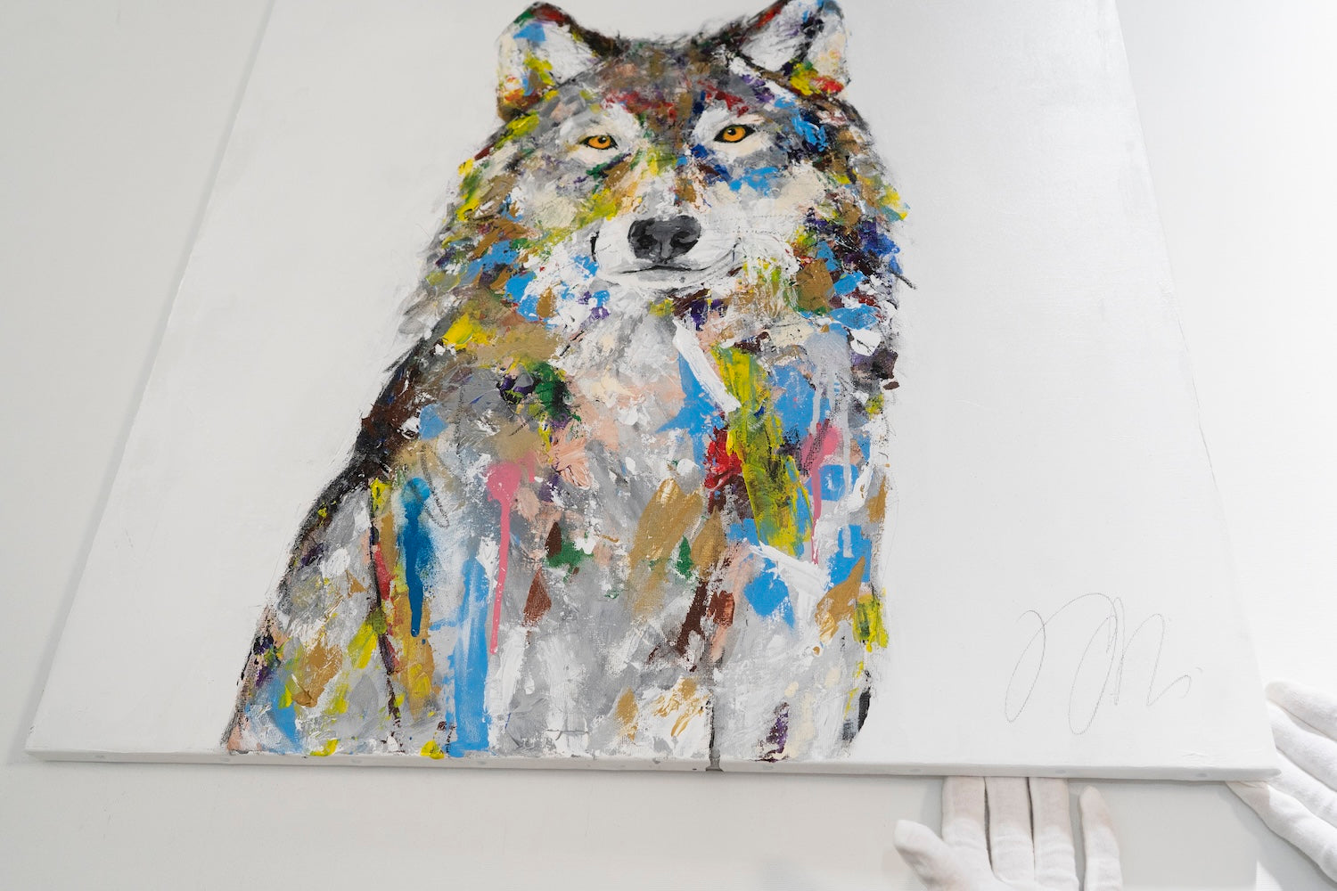 Wolf      contemporary painting art