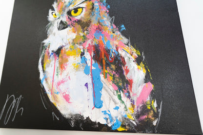 owl contemporary painting art