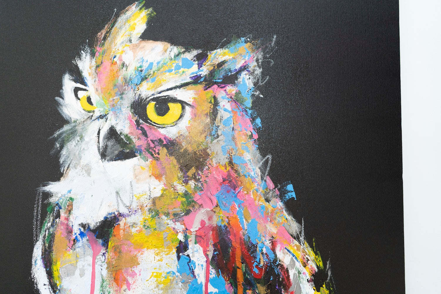 owl contemporary painting art