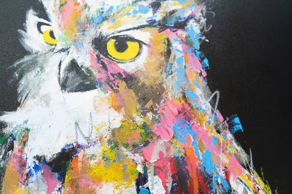 owl contemporary painting art