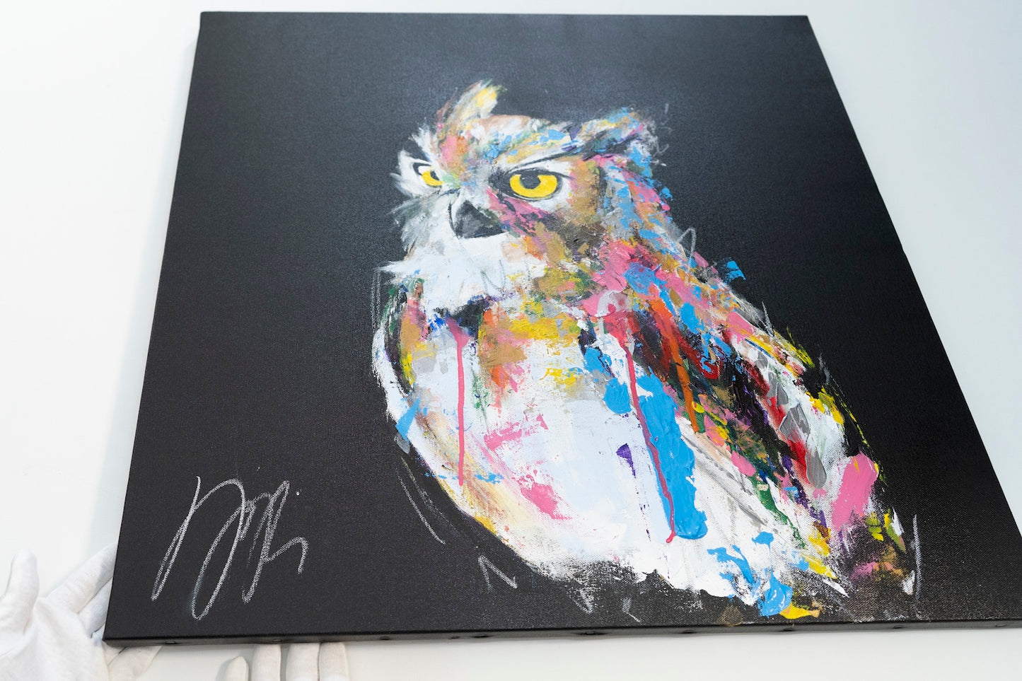 owl contemporary painting art