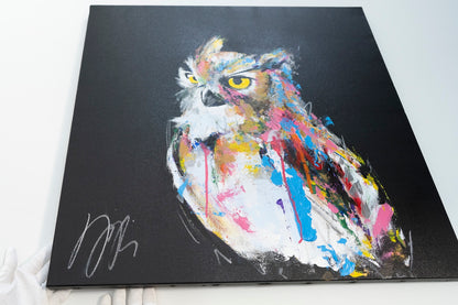 owl contemporary painting art