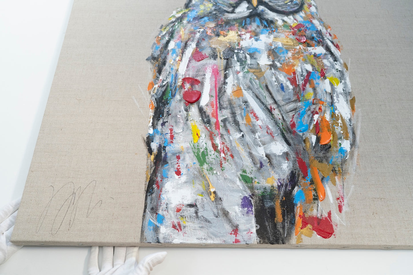 owl contemporary painting art