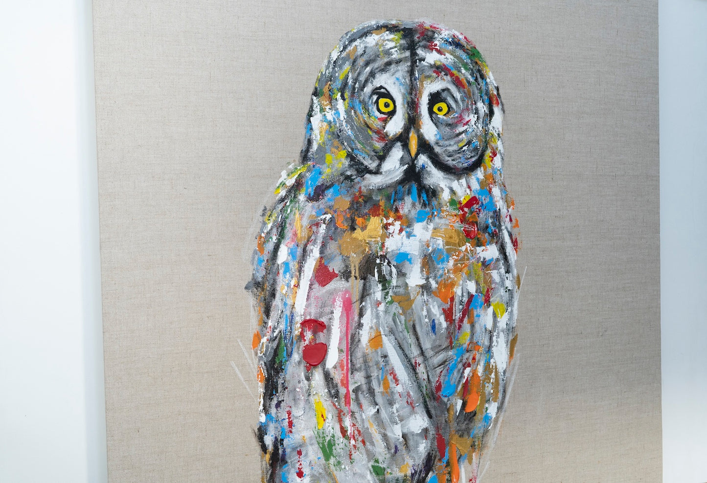 owl contemporary painting art