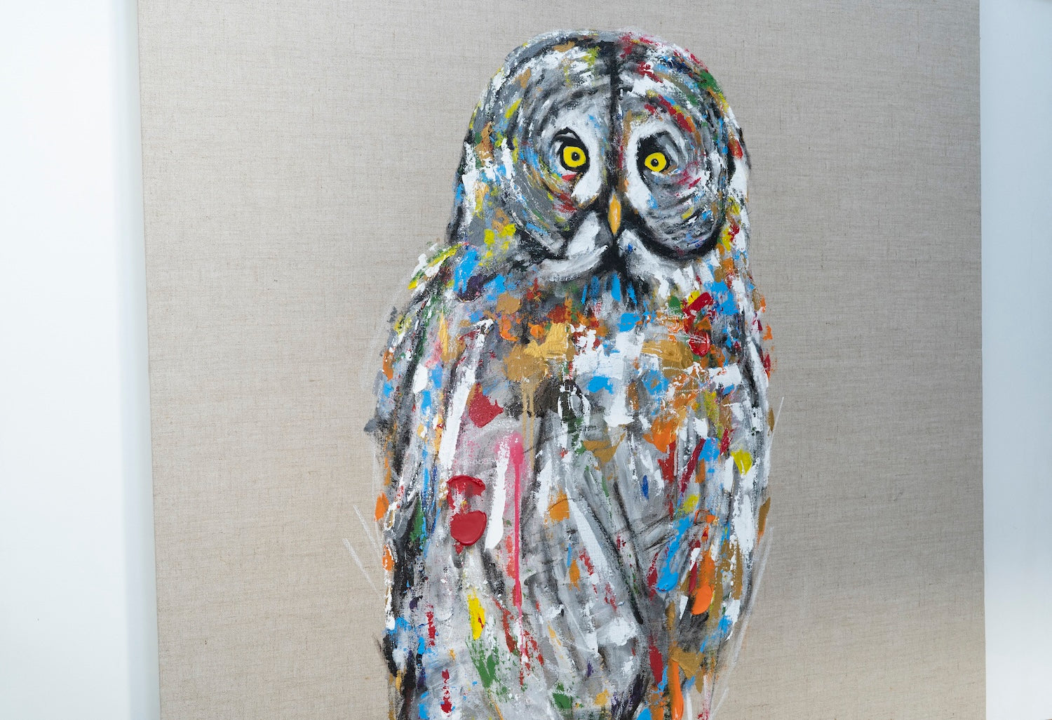 owl contemporary painting art
