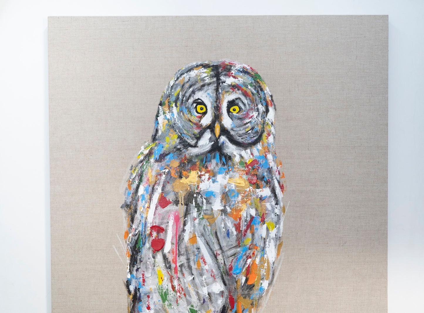 owl contemporary painting art