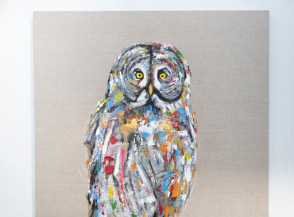 owl contemporary painting art