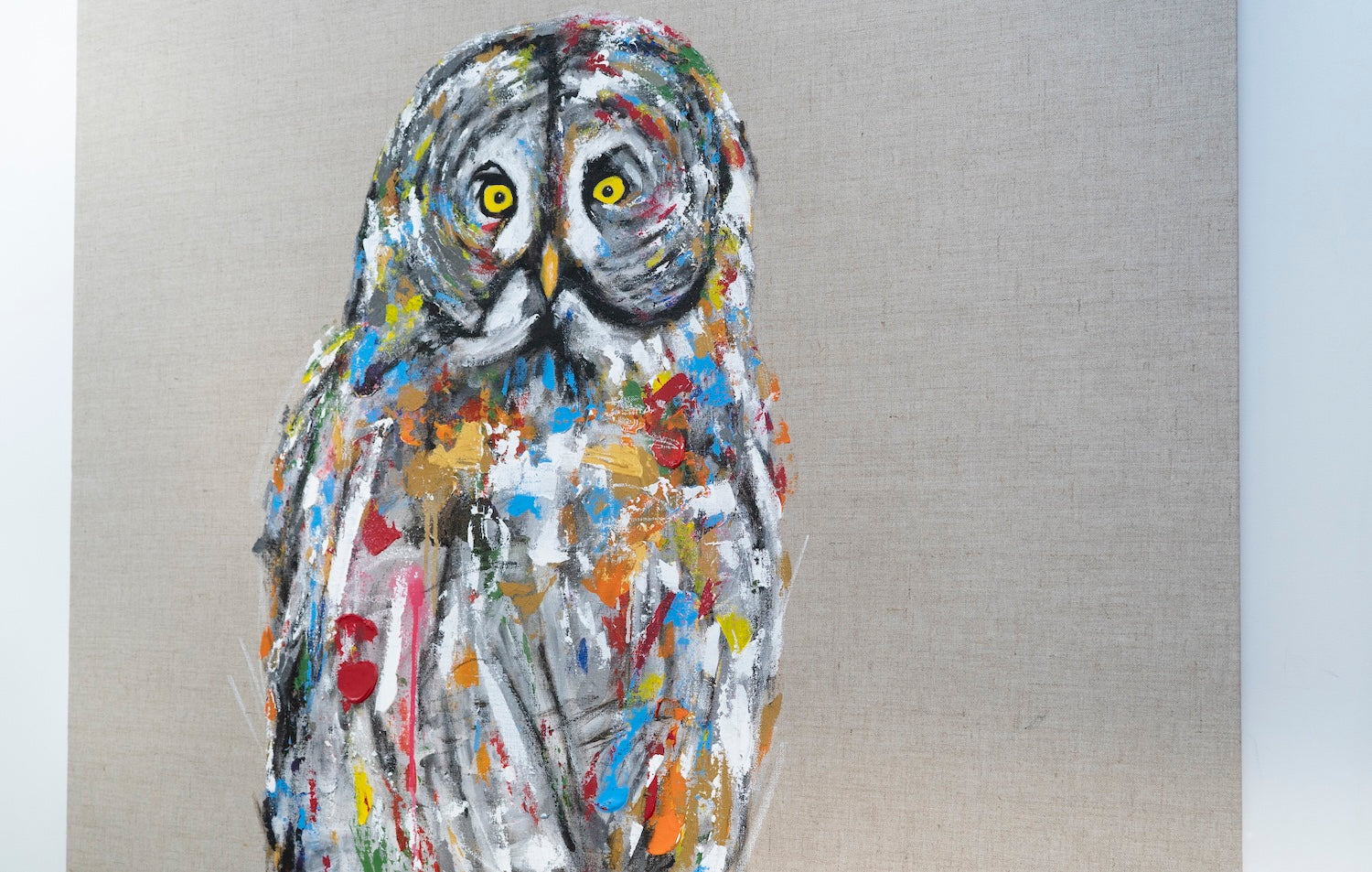 owl contemporary painting art