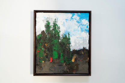 Landscape after Ivan Shishkin  contemporary painting art