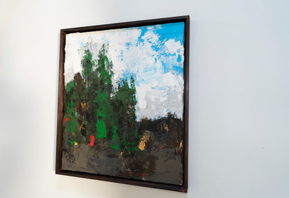 Landscape after Ivan Shishkin  contemporary painting art