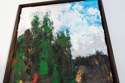 Landscape after Ivan Shishkin  contemporary painting art