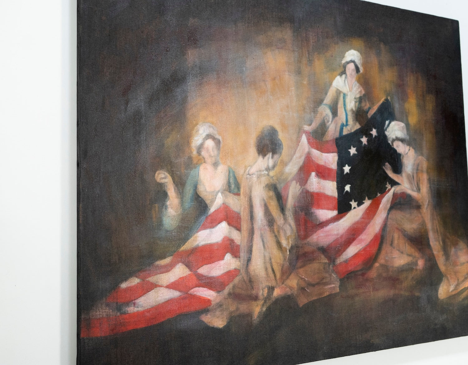 The Birth of the Flag  contemporary painting art