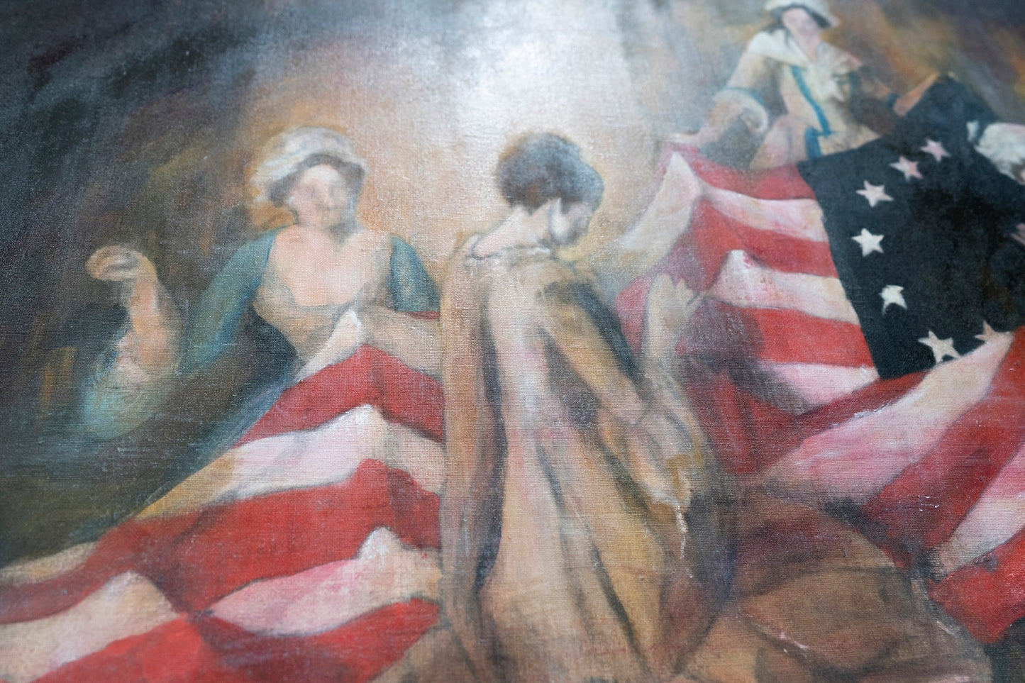 The Birth of the Flag  contemporary painting art