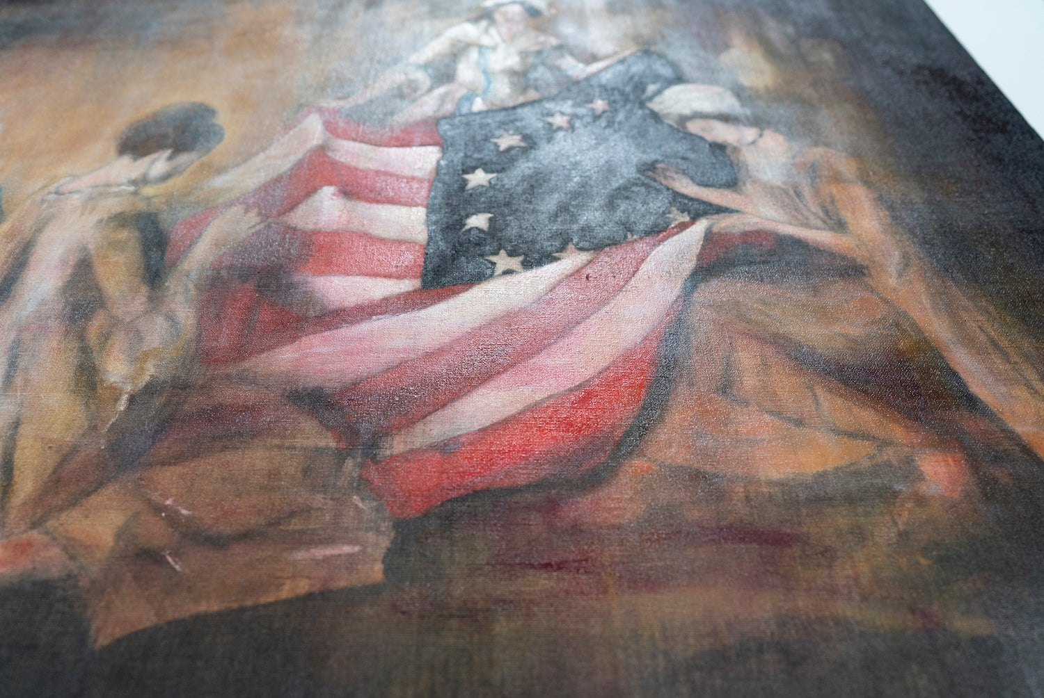 The Birth of the Flag  contemporary painting art