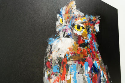 owl  contemporary painting art