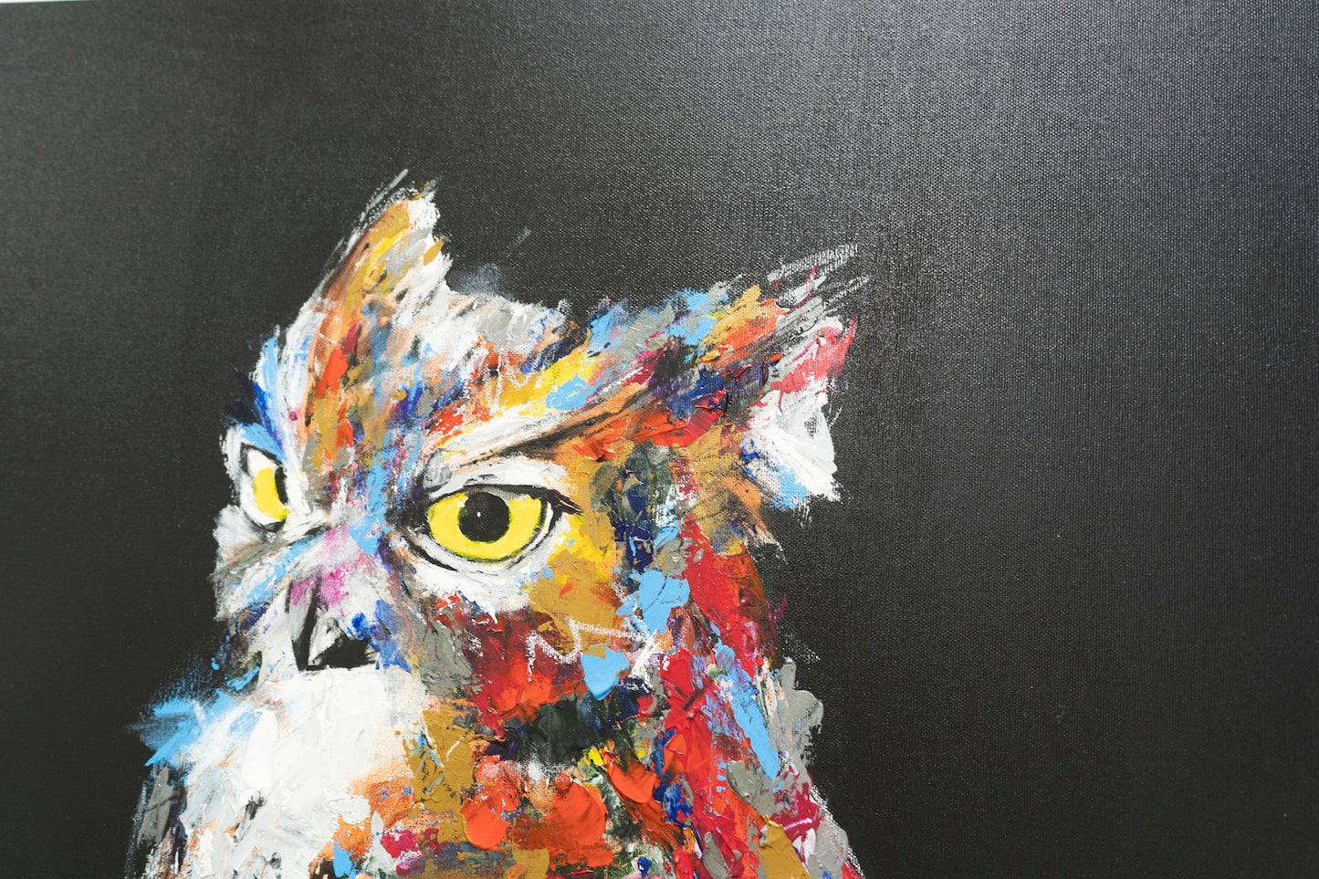 owl  contemporary painting art