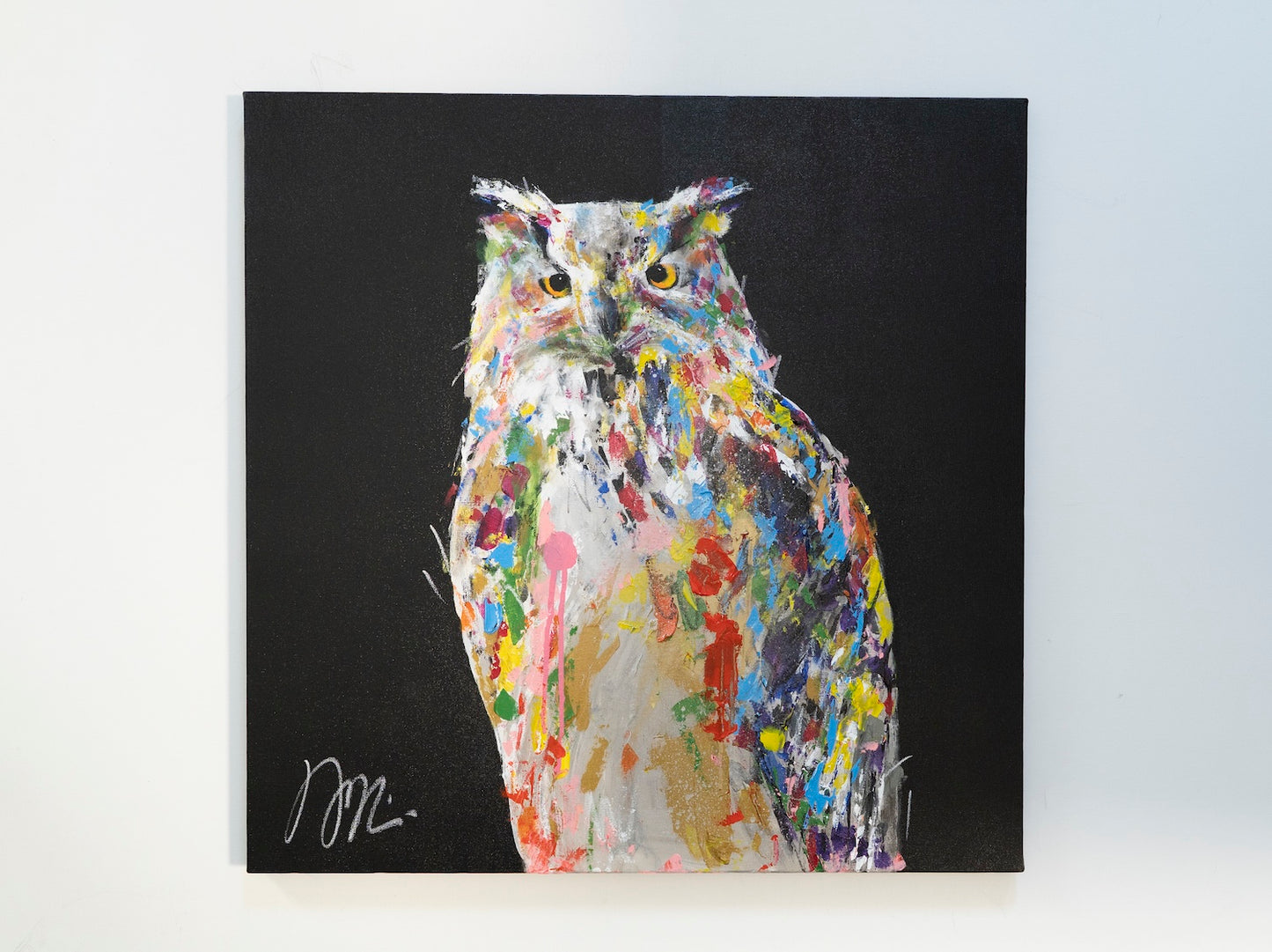 owl  contemporary painting art