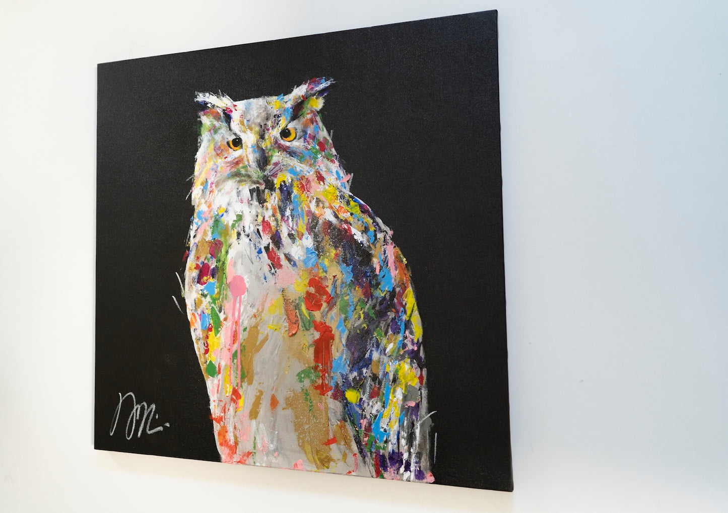owl  contemporary painting art