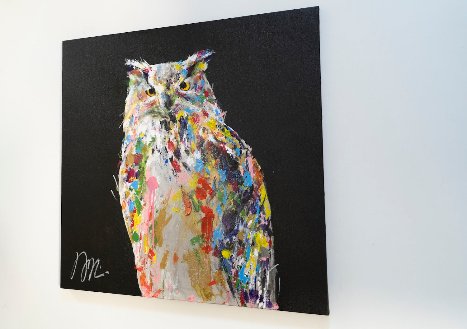 owl  contemporary painting art