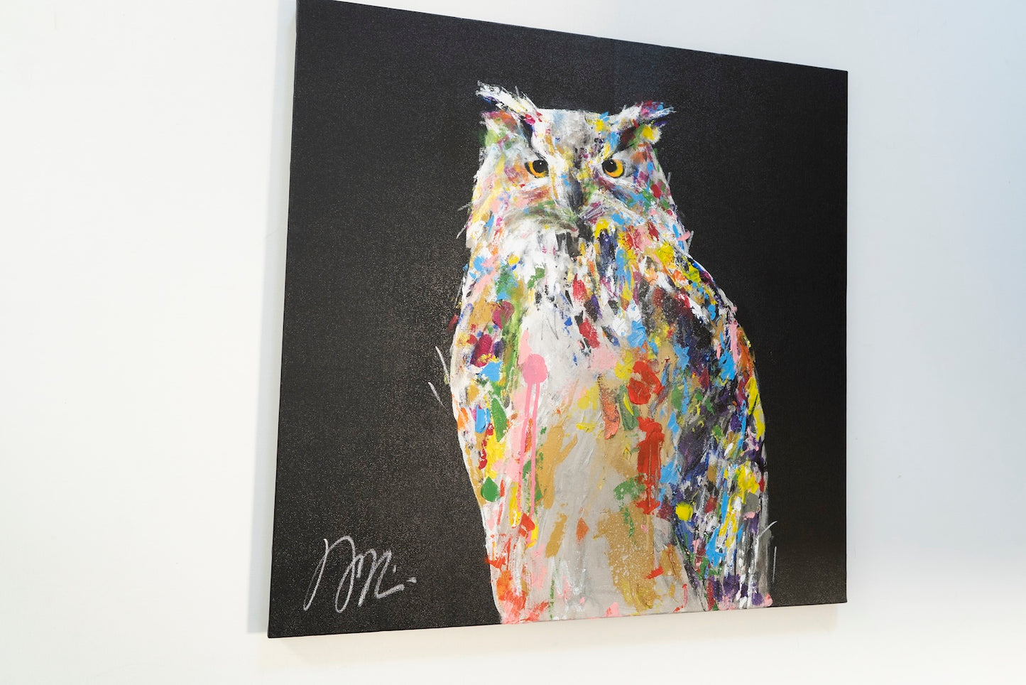 owl  contemporary painting art