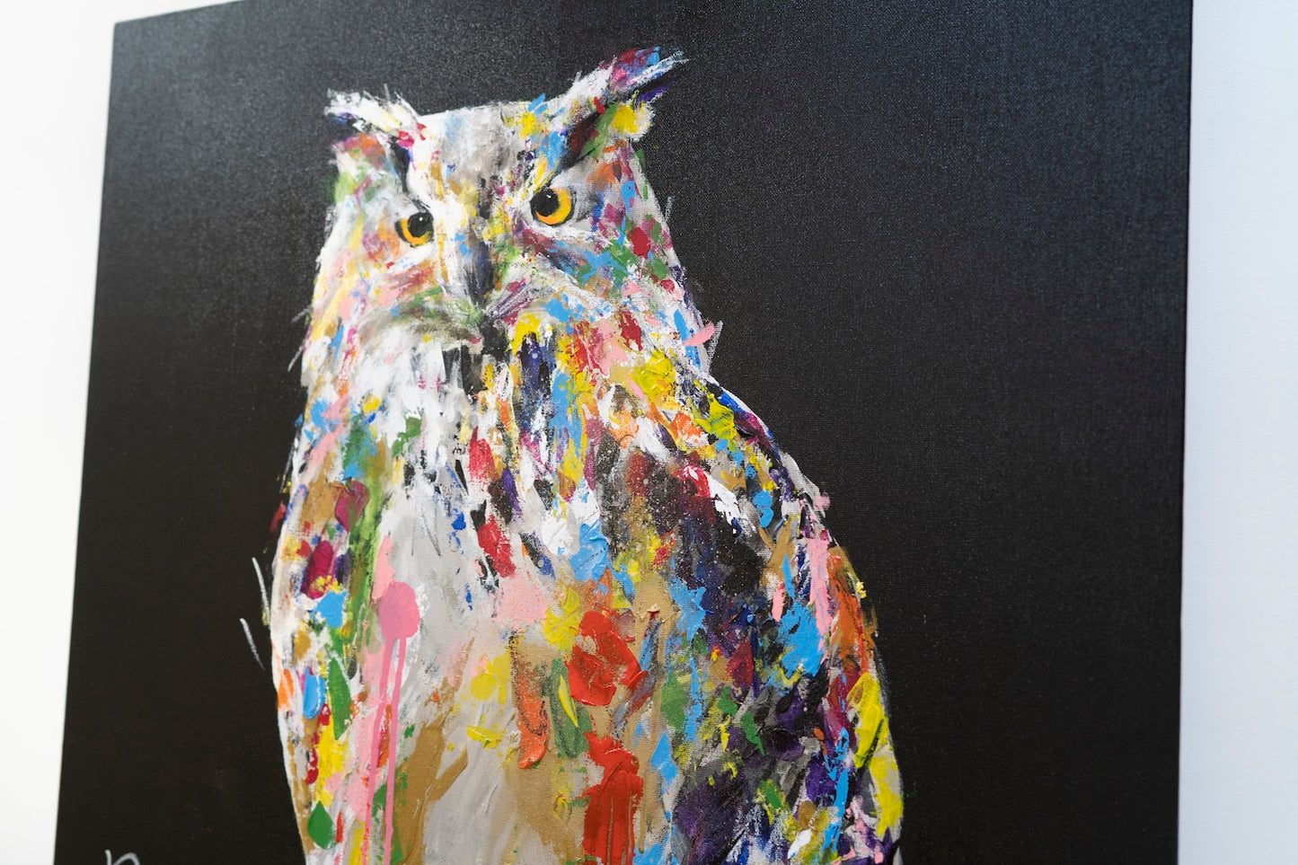 owl  contemporary painting art