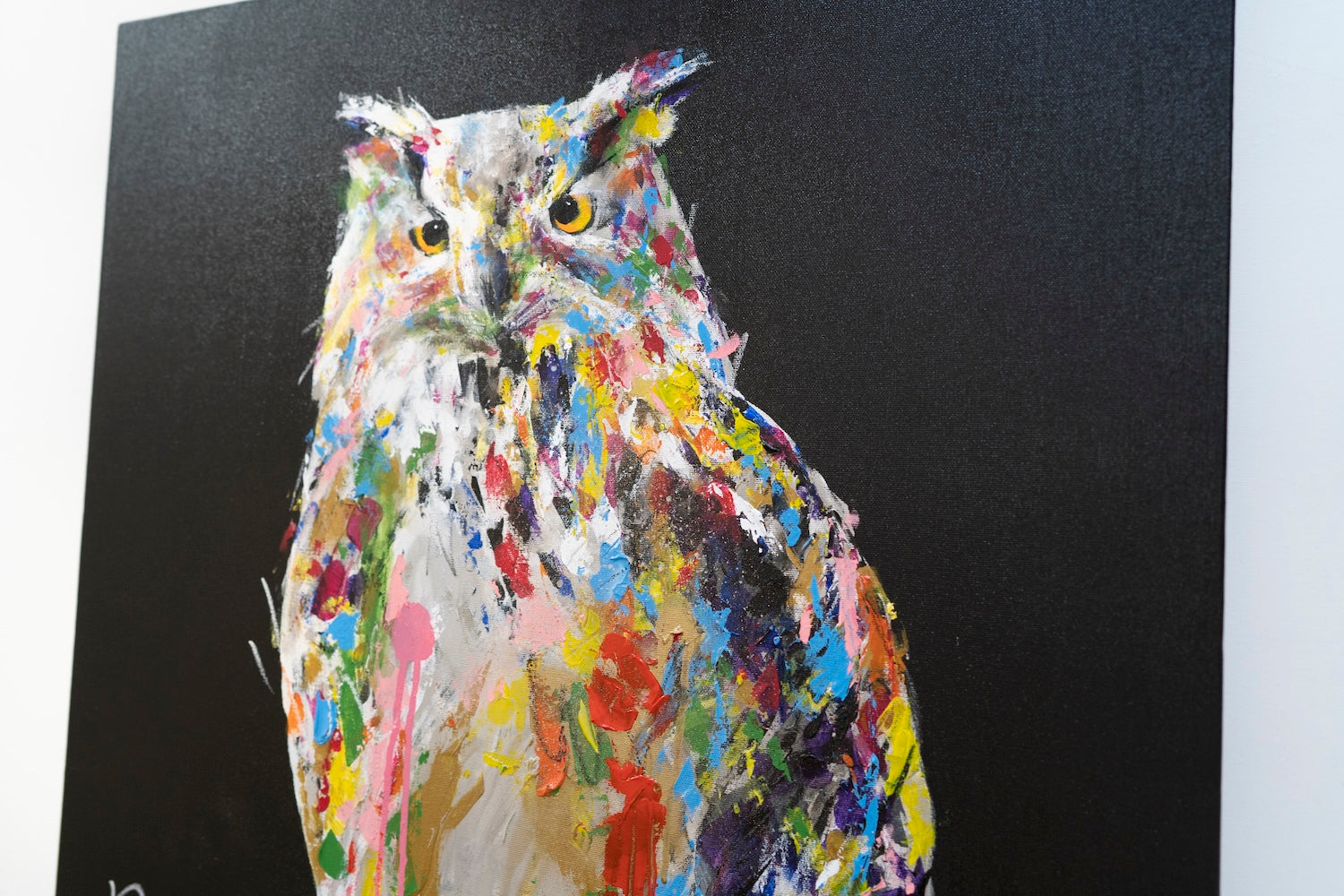 owl  contemporary painting art