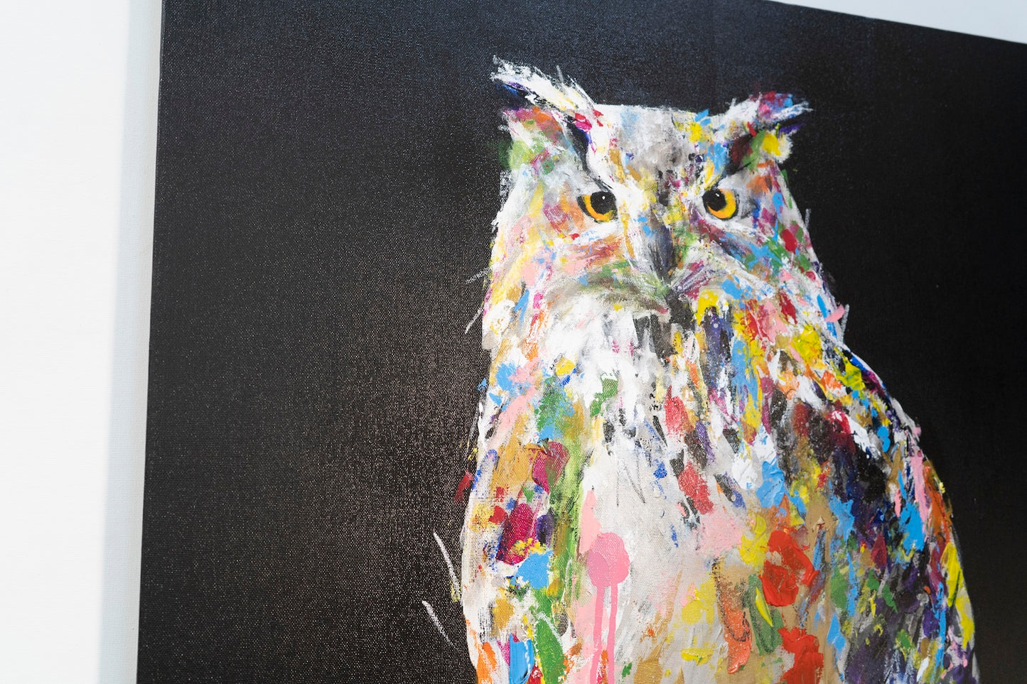 owl  contemporary painting art