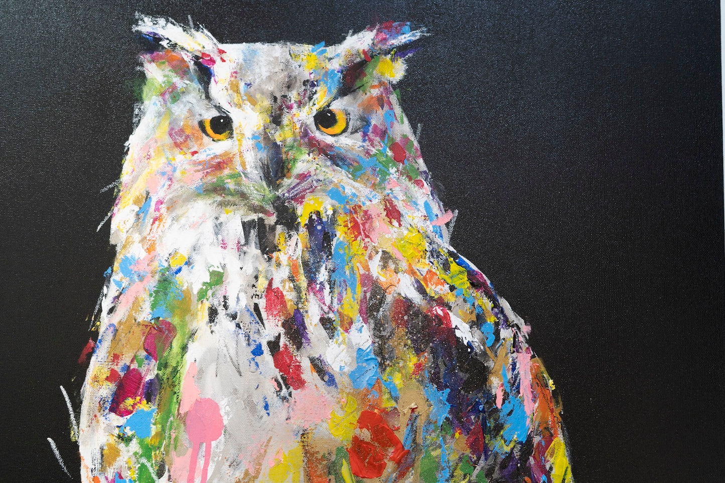owl  contemporary painting art
