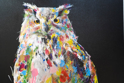 owl  contemporary painting art