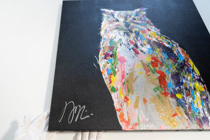 owl  contemporary painting art