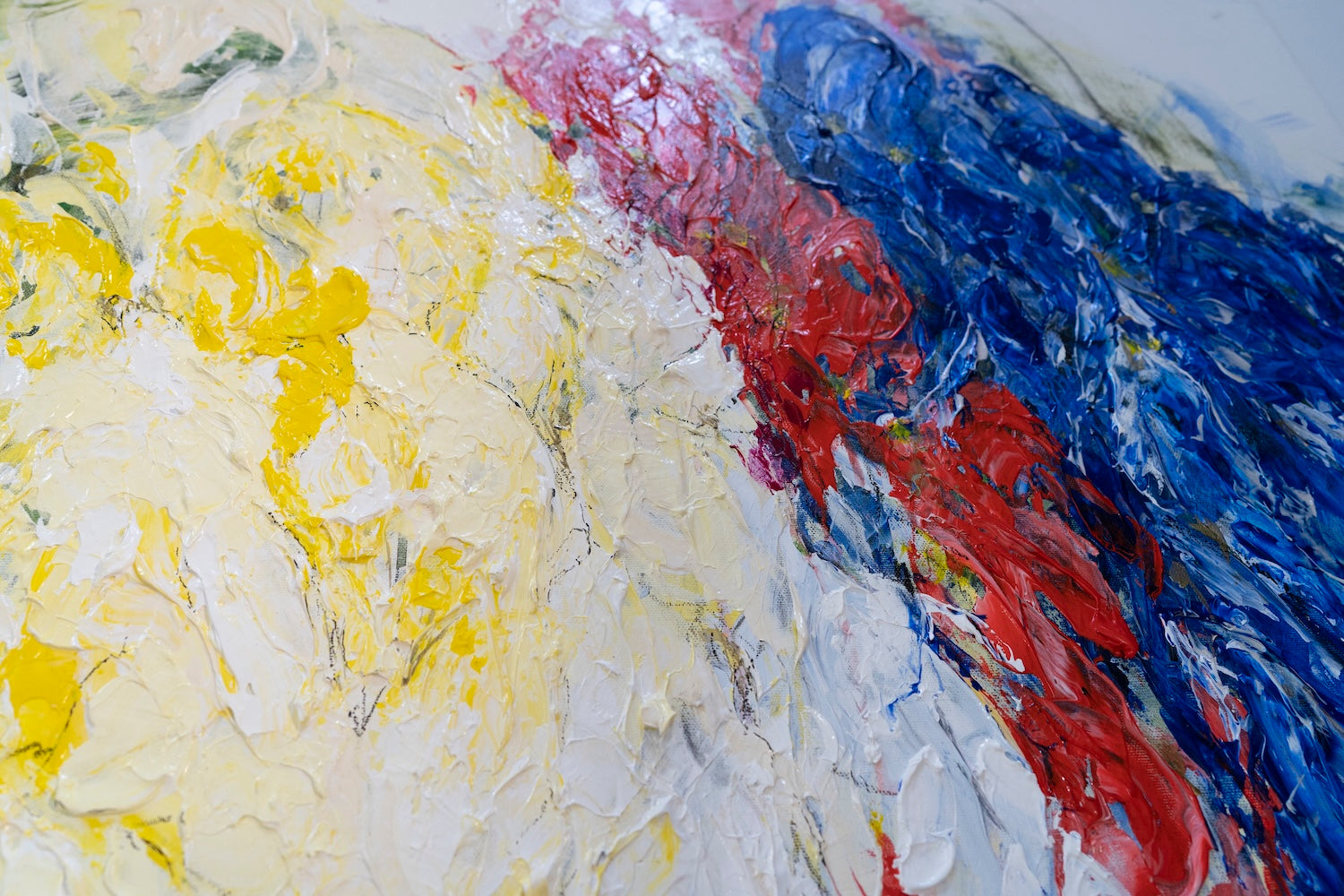 Flowers  contemporary painting art
