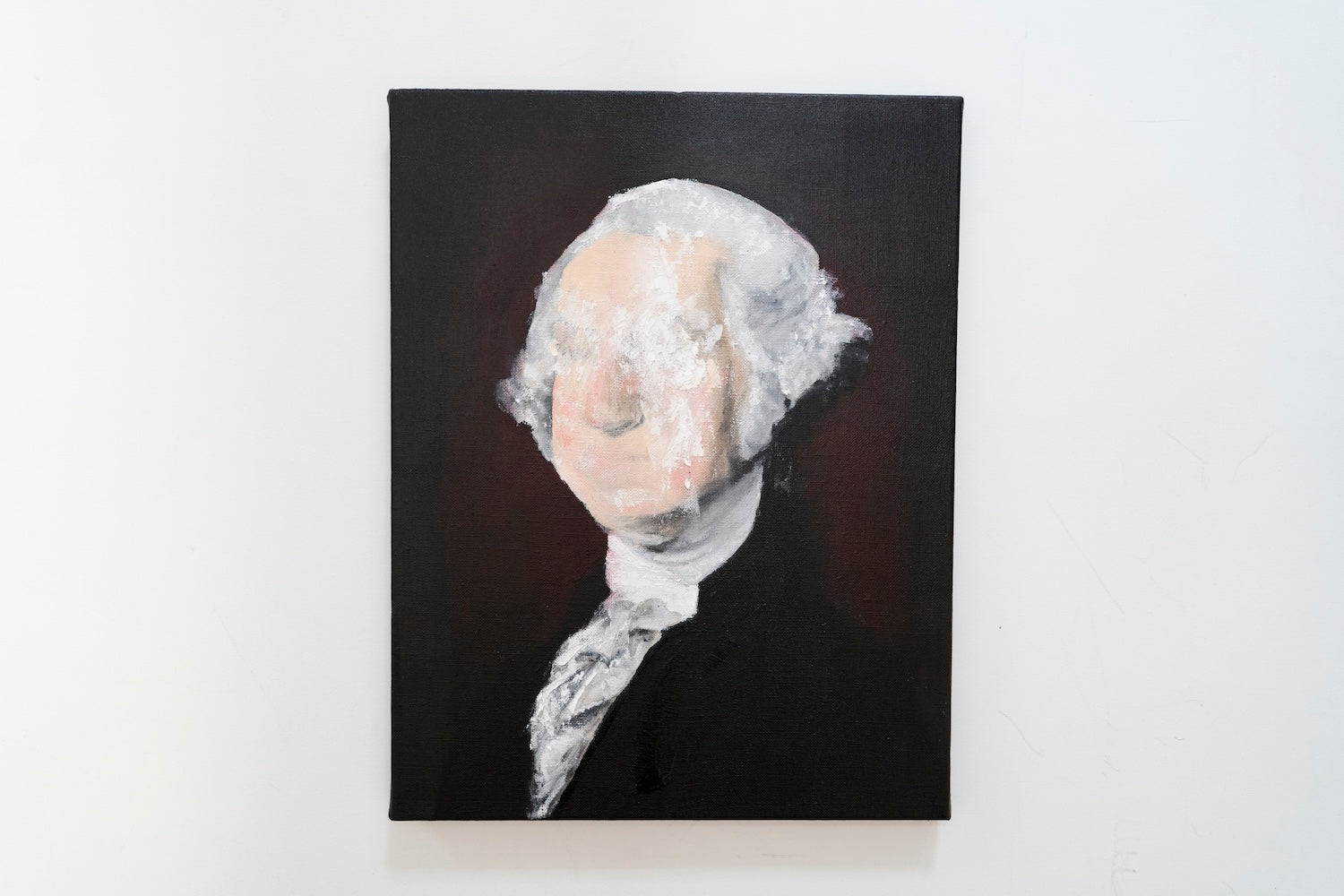 UNTITLED Portrait work (George Washington) contemporary painting art