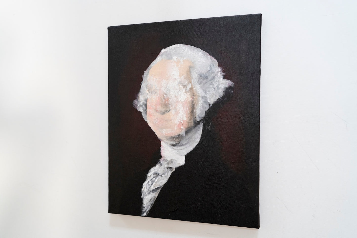 UNTITLED Portrait work (George Washington) contemporary painting art