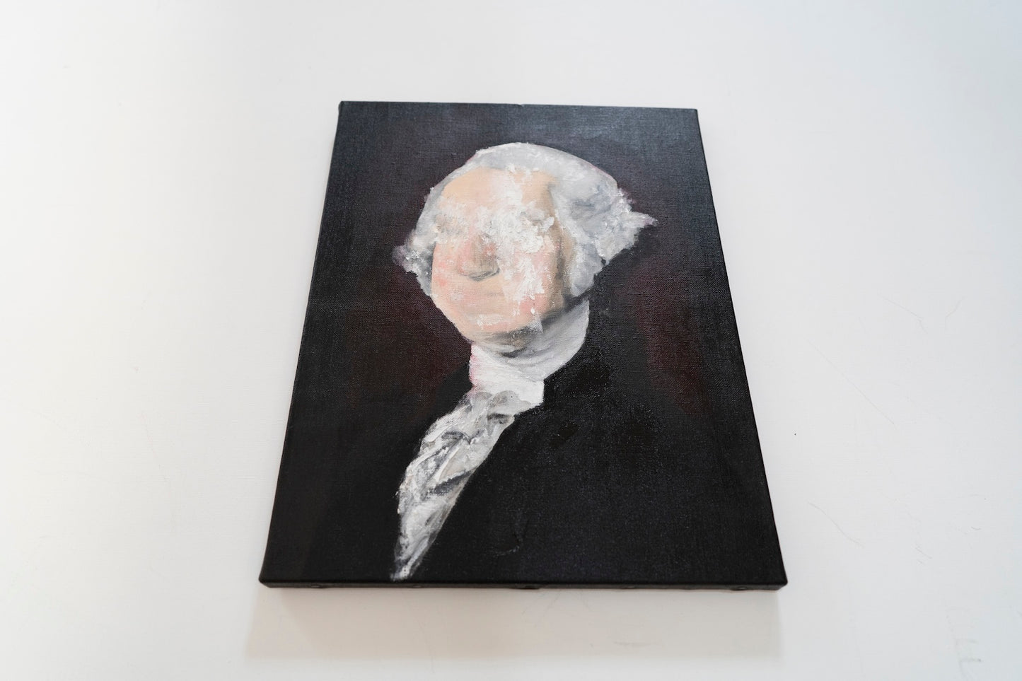 UNTITLED Portrait work (George Washington) contemporary painting art