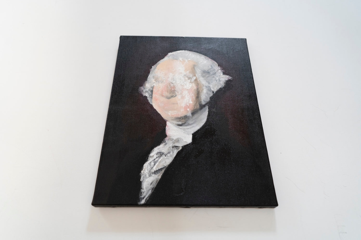 UNTITLED Portrait work (George Washington) contemporary painting art