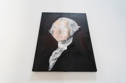 UNTITLED Portrait work (George Washington) contemporary painting art