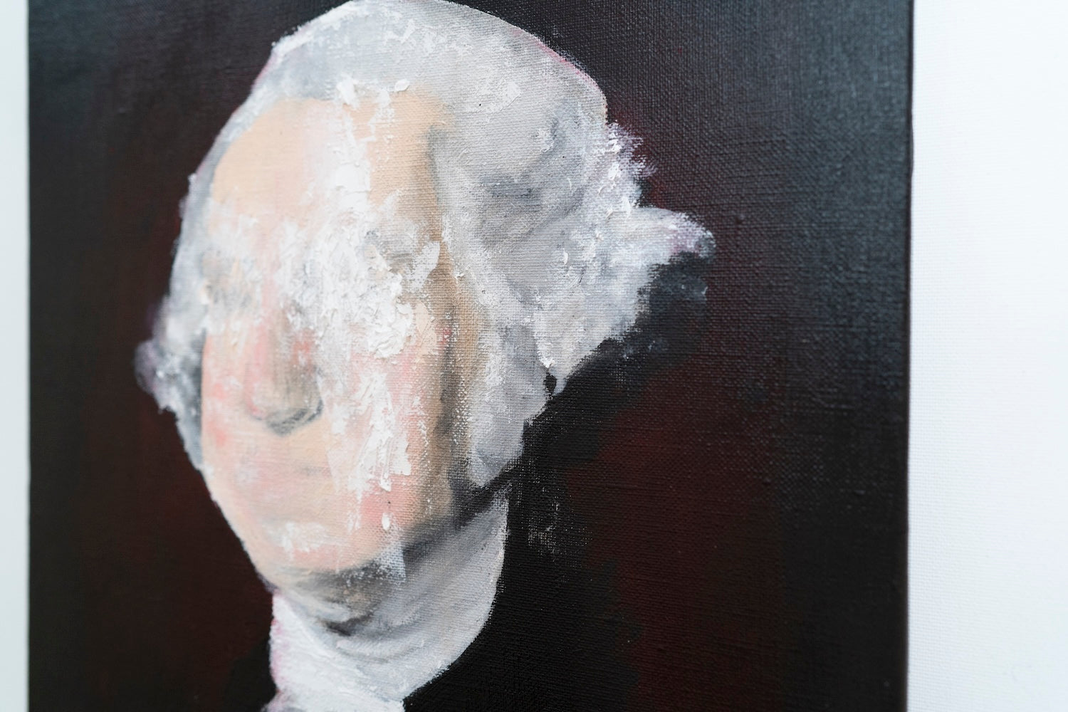 UNTITLED Portrait work (George Washington) contemporary painting art