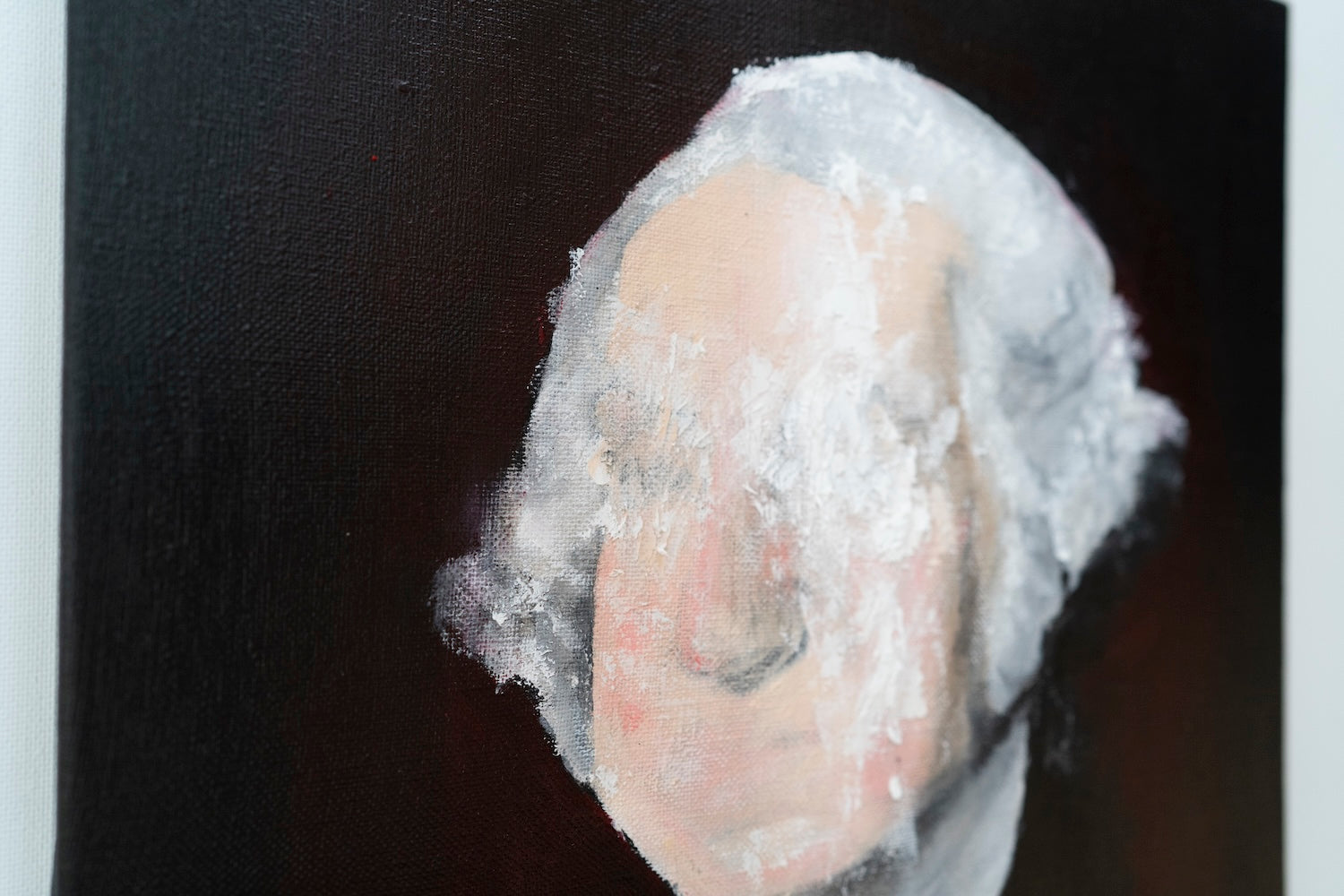 UNTITLED Portrait work (George Washington) contemporary painting art