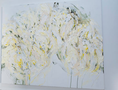 Flowers  contemporary painting art