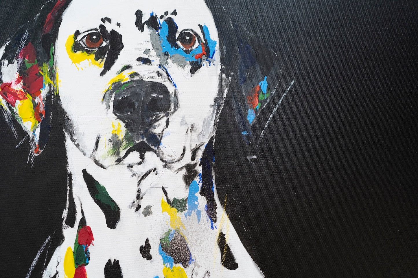 Dalmatian  contemporary painting art 
