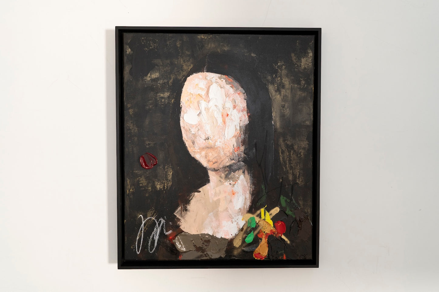 UNTITLED Portrait work (Mona Lisa) contemporary painting art