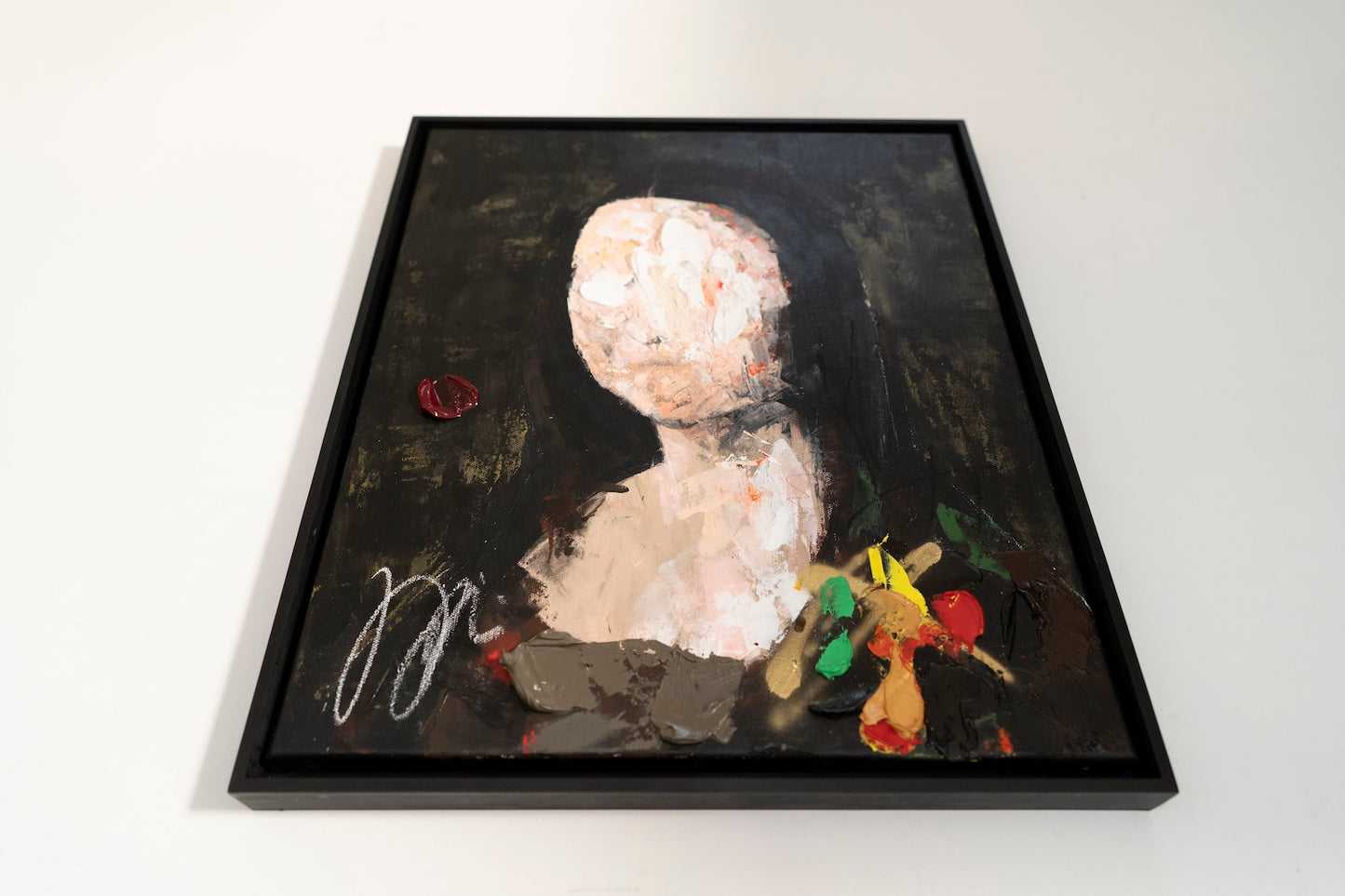 UNTITLED Portrait work (Mona Lisa) contemporary painting art