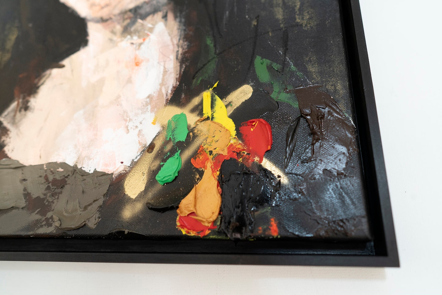 UNTITLED Portrait work (Mona Lisa) contemporary painting art