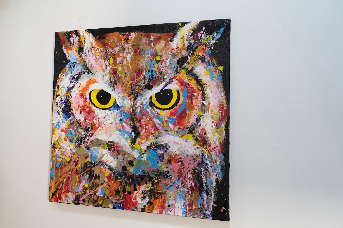 owl contemporary painting art