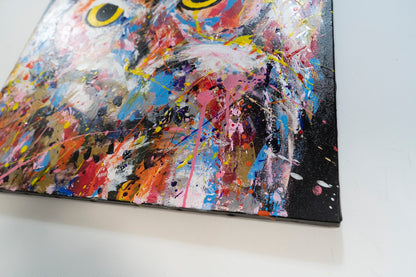 owl contemporary painting art